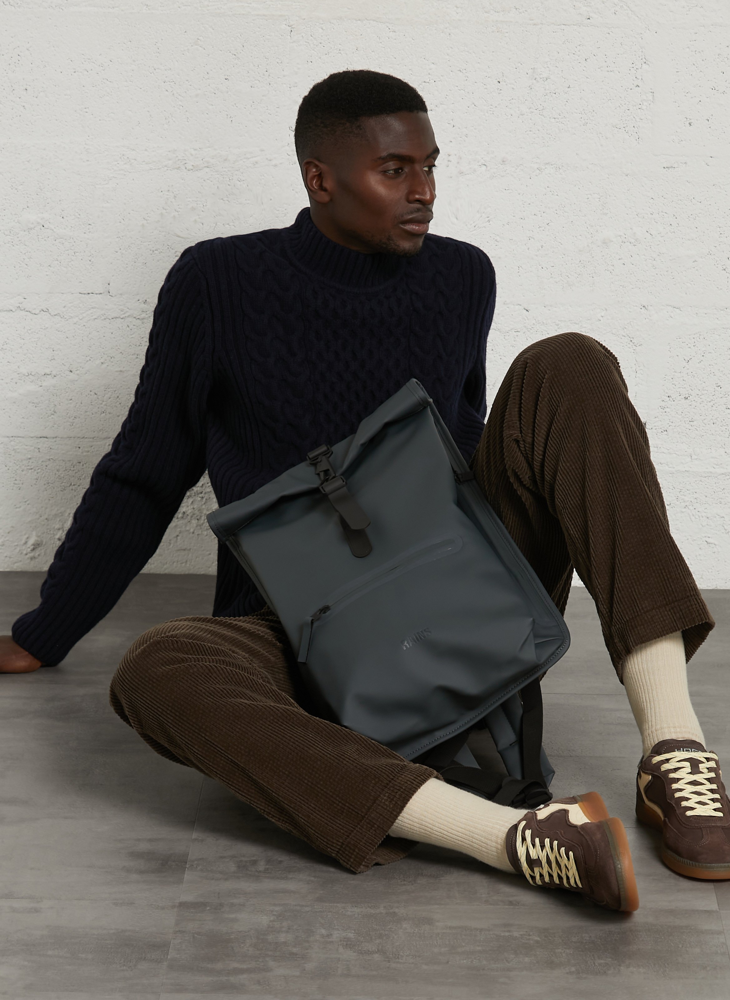 Waterproof backpack RAINS Grey