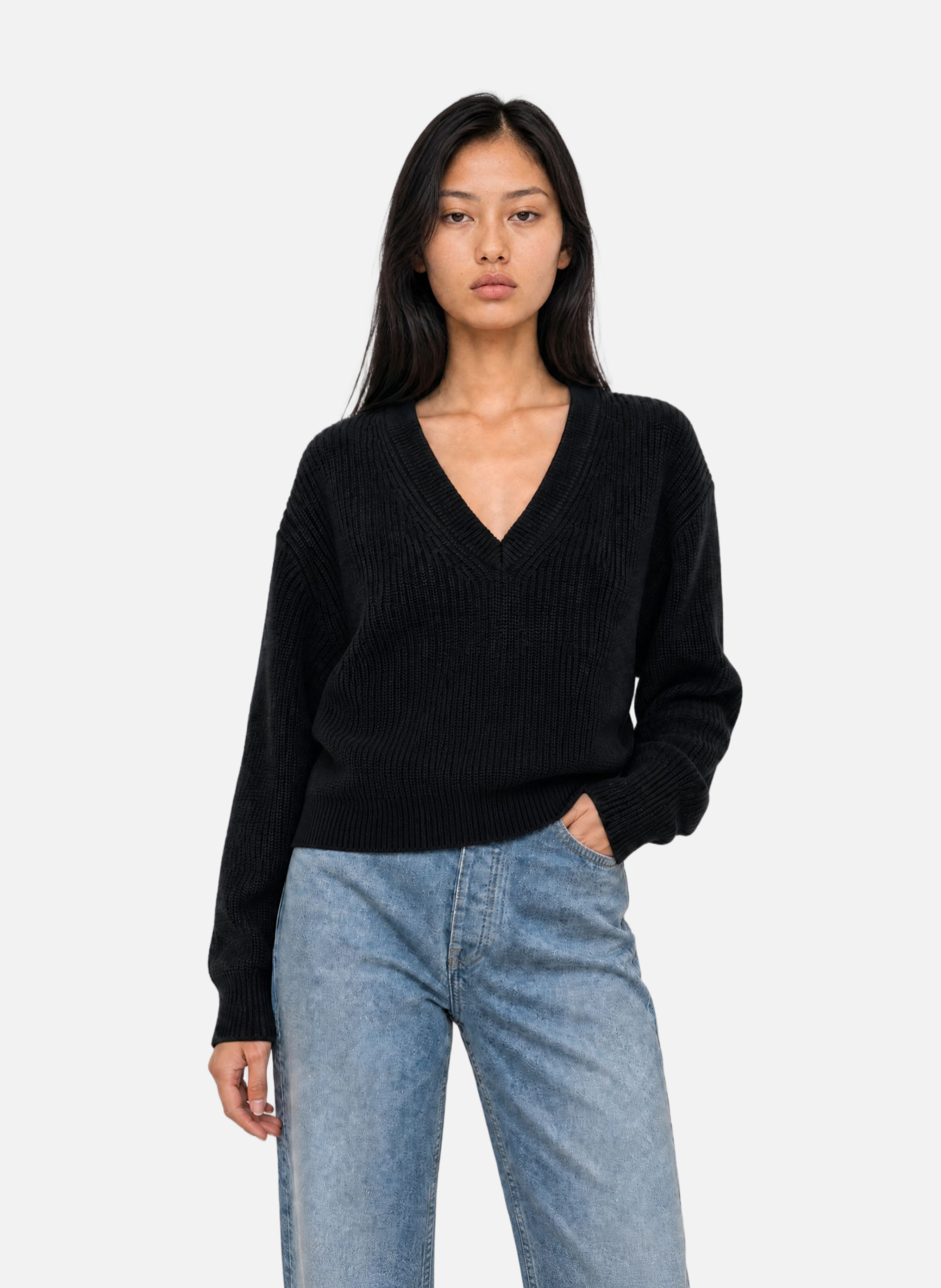 Merino wool sweater THE KOOPLES Black