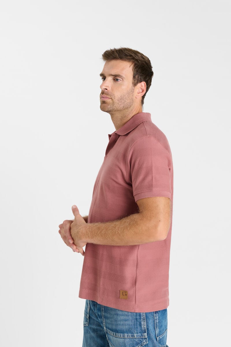 Shirt-collar polo shirt LE TEMPS DES CERISES Pink
