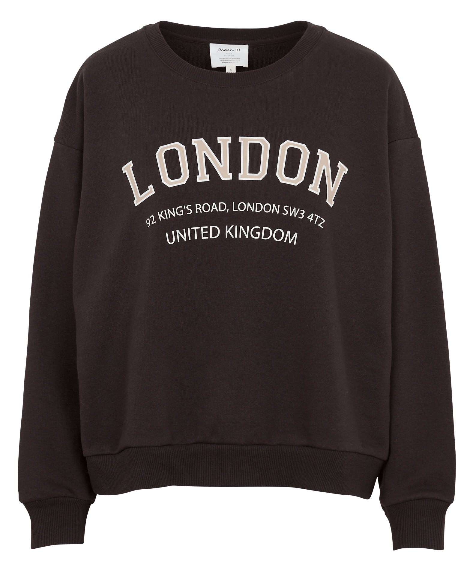 Ruimvallende sweater | katoenblend MAISON 123