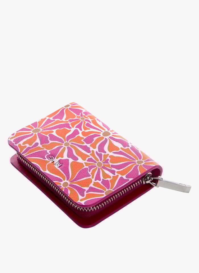 Textured Coin Purse Orange Mango Women Place des Tendances