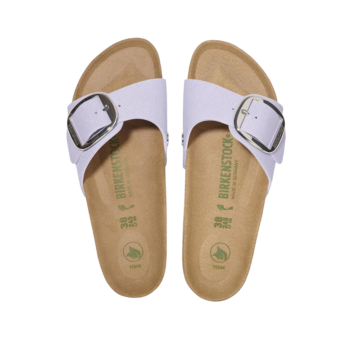 Faux leather sandals BIRKENSTOCK Purple