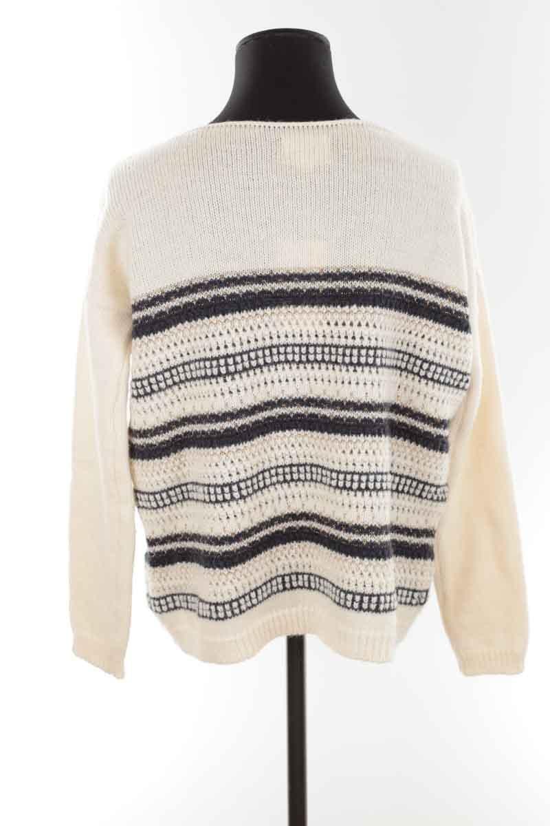 Wool Pullover SEZANE - Seconde main White