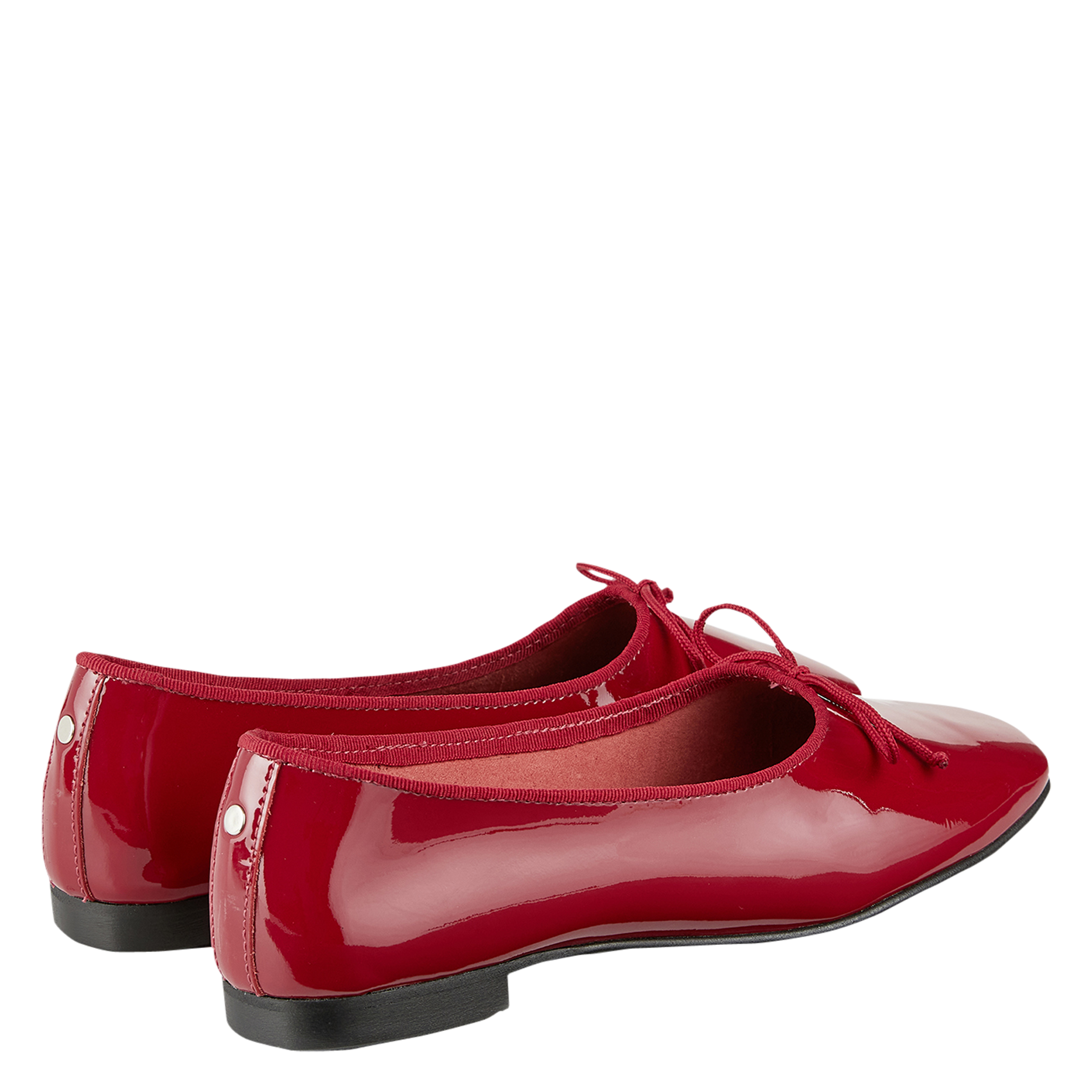 Jane patent leather ballet pumps COSMOPARIS Red