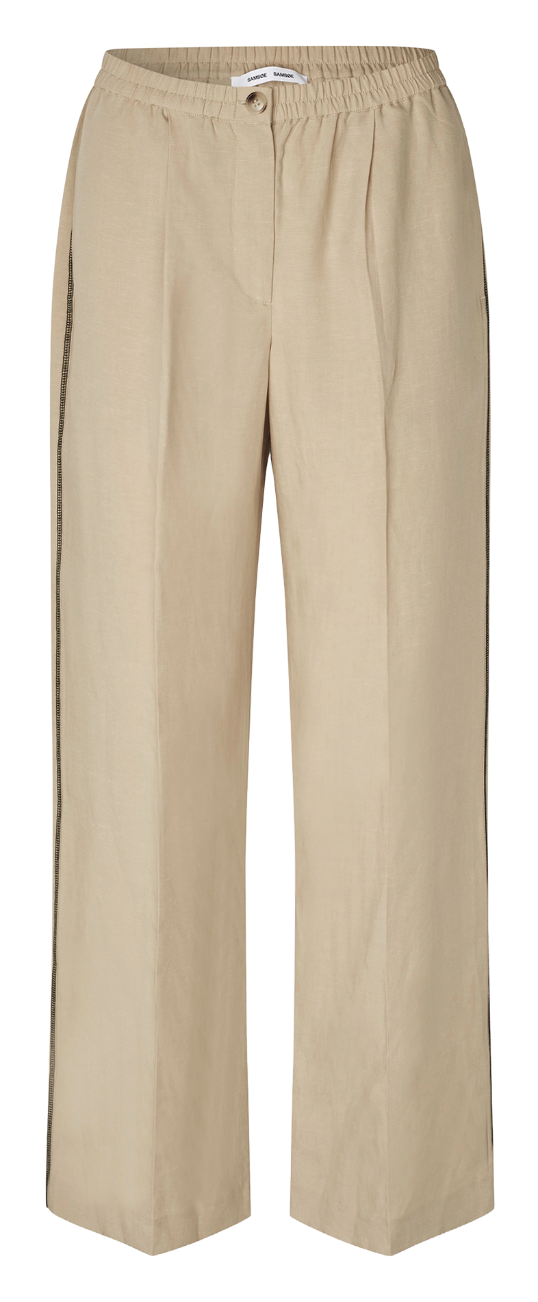 Carrotbroek met hoge taille SAMSOE SAMSOE Beige