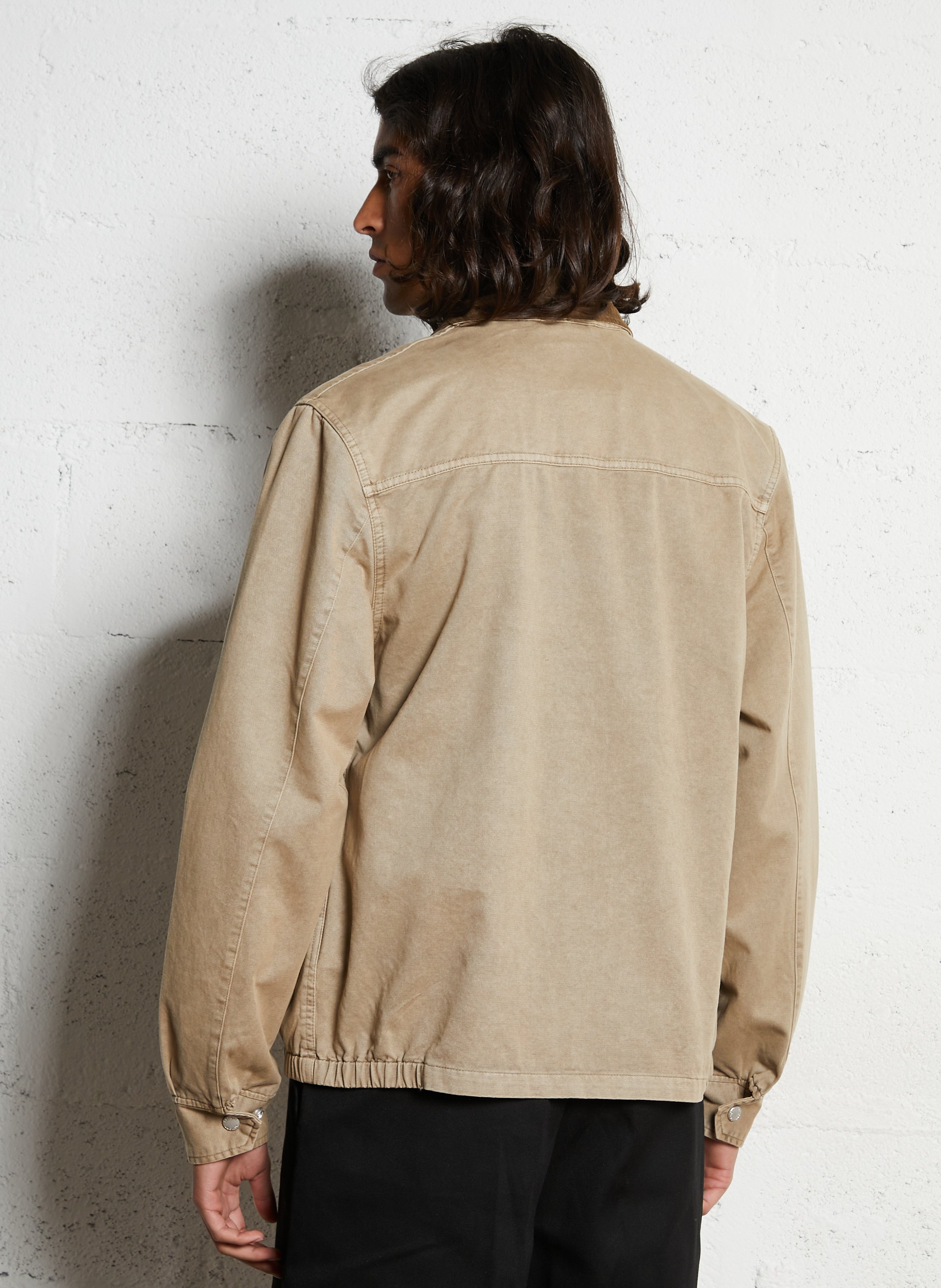 Beschichtete Jacke SCHOTT Beige