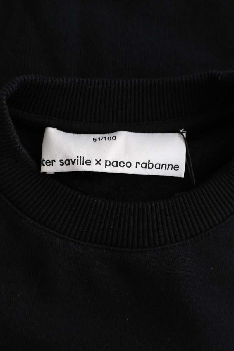 Cotton sweater PACO RABANNE - Seconde Main Black