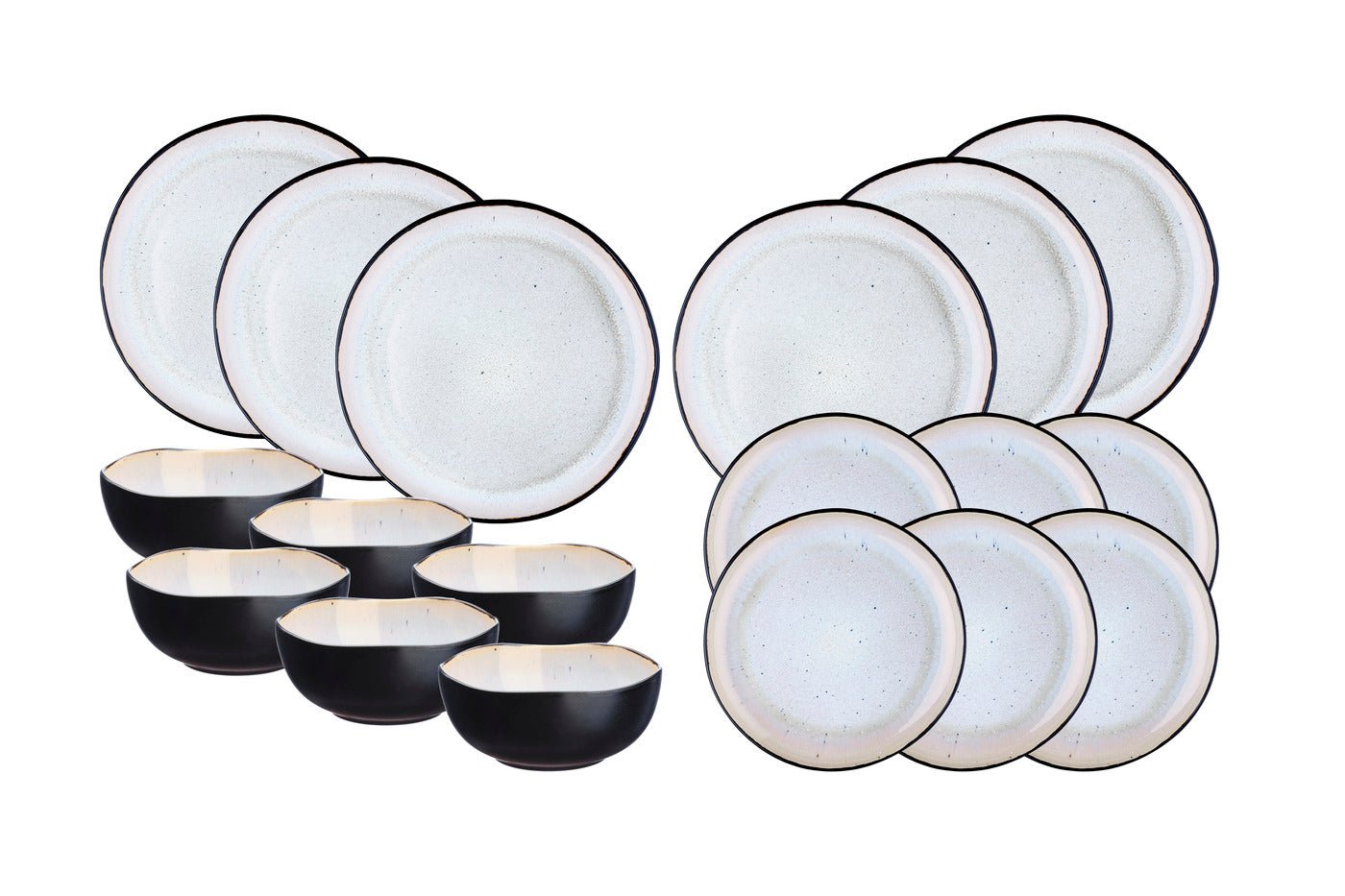 Service the essentials iris - 18 pieces - ivory white BJORN White