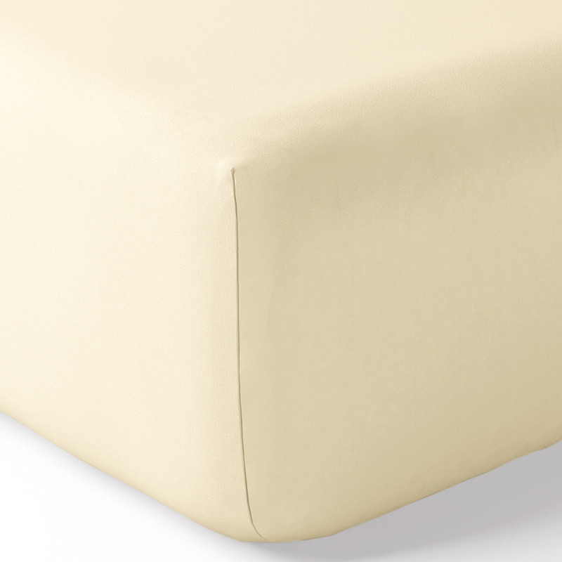 Complete set of combed cotton percale duvet cover "Julian" in all sizes pure cotton COTON PUR White
