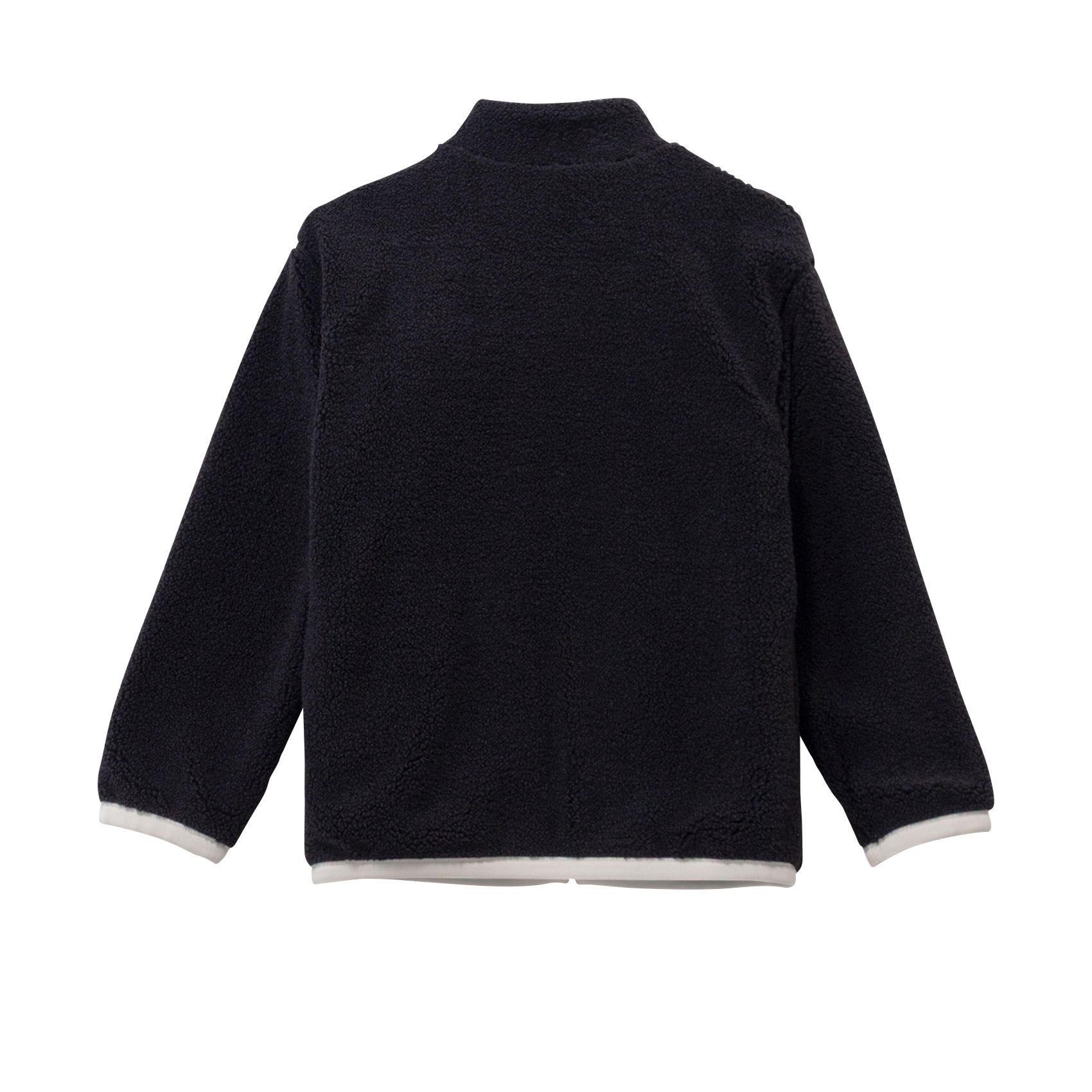 Cardigan réversible col montant en sherpa IKKS JUNIOR Noir