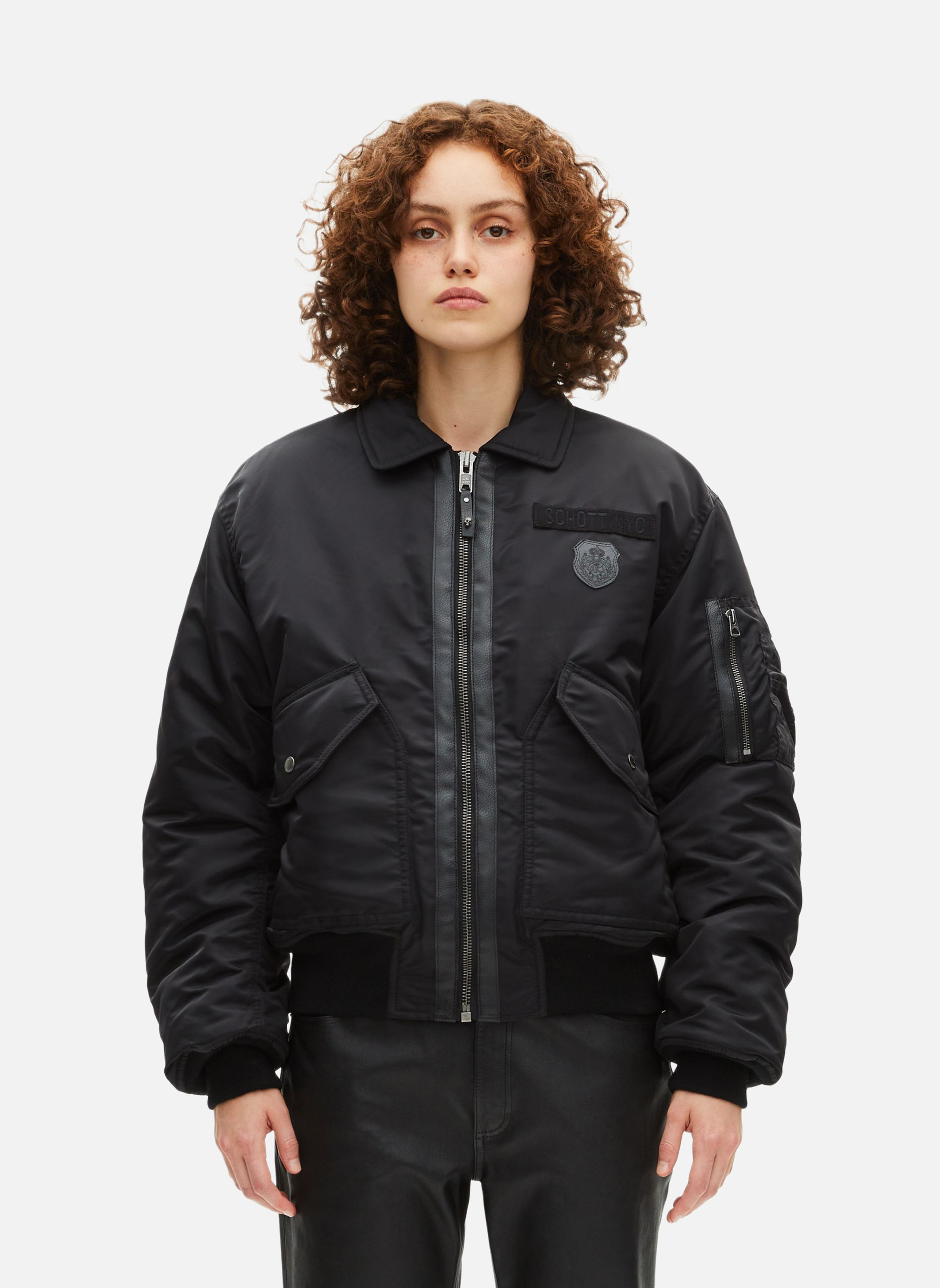 Aviator blouson jacket THE KOOPLES Black