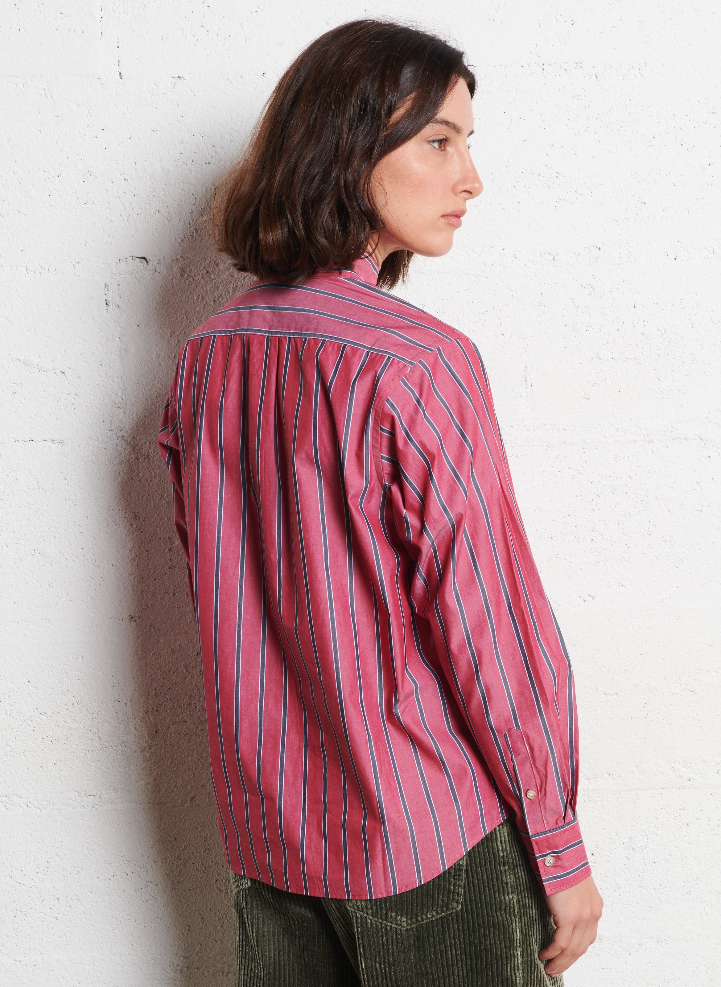 Capri plain oversized shirt LEON & HARPER Pink
