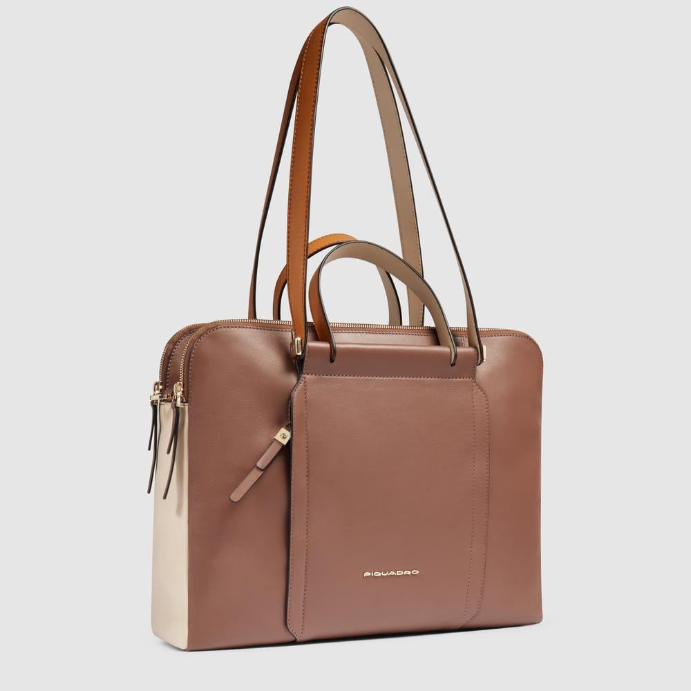 Bag for 15-inch laptop and iPad® Pro 12.9’’ PIQUADRO Brown