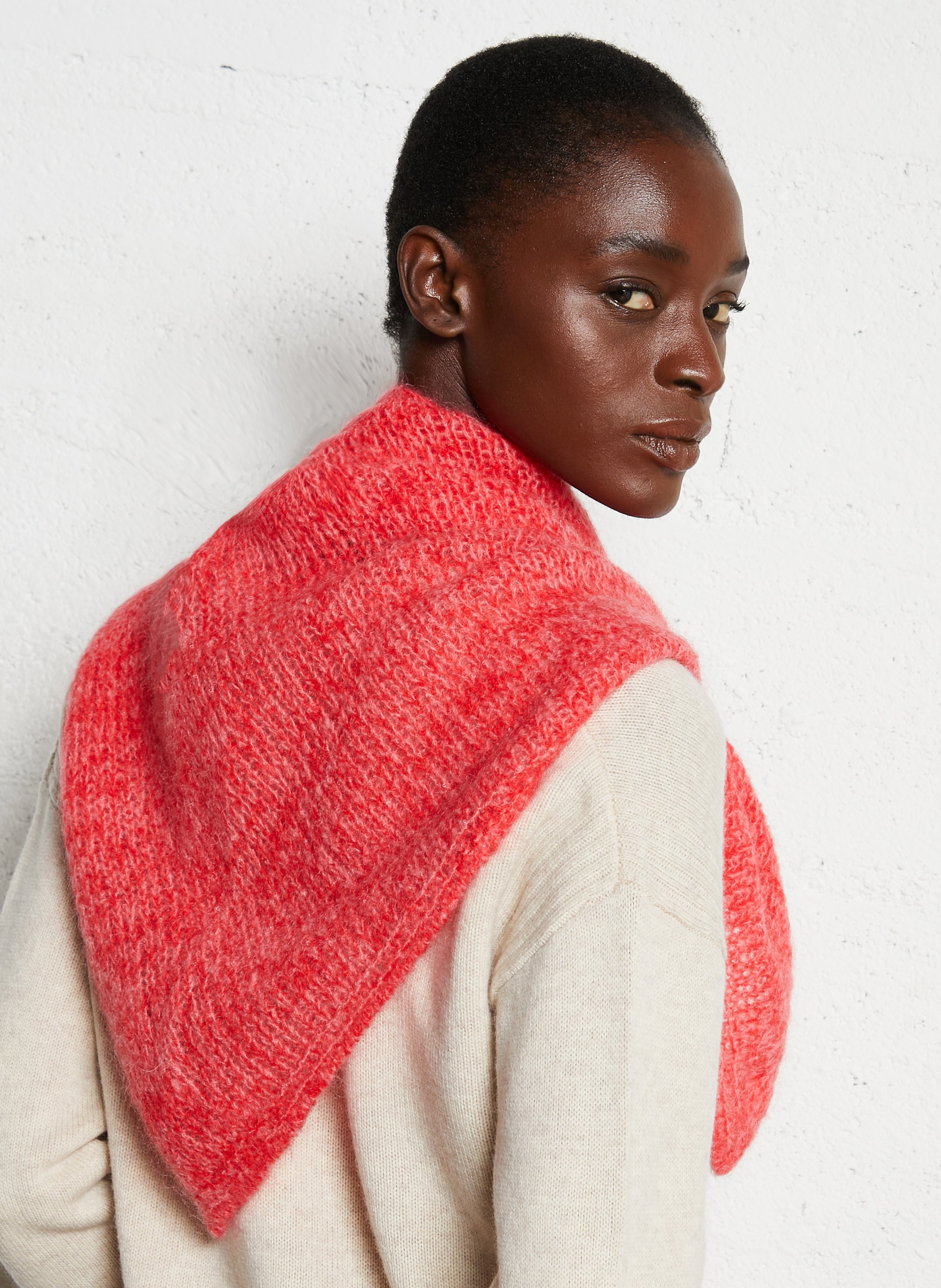 Echarpe en laine mélangée MAISON ANJE