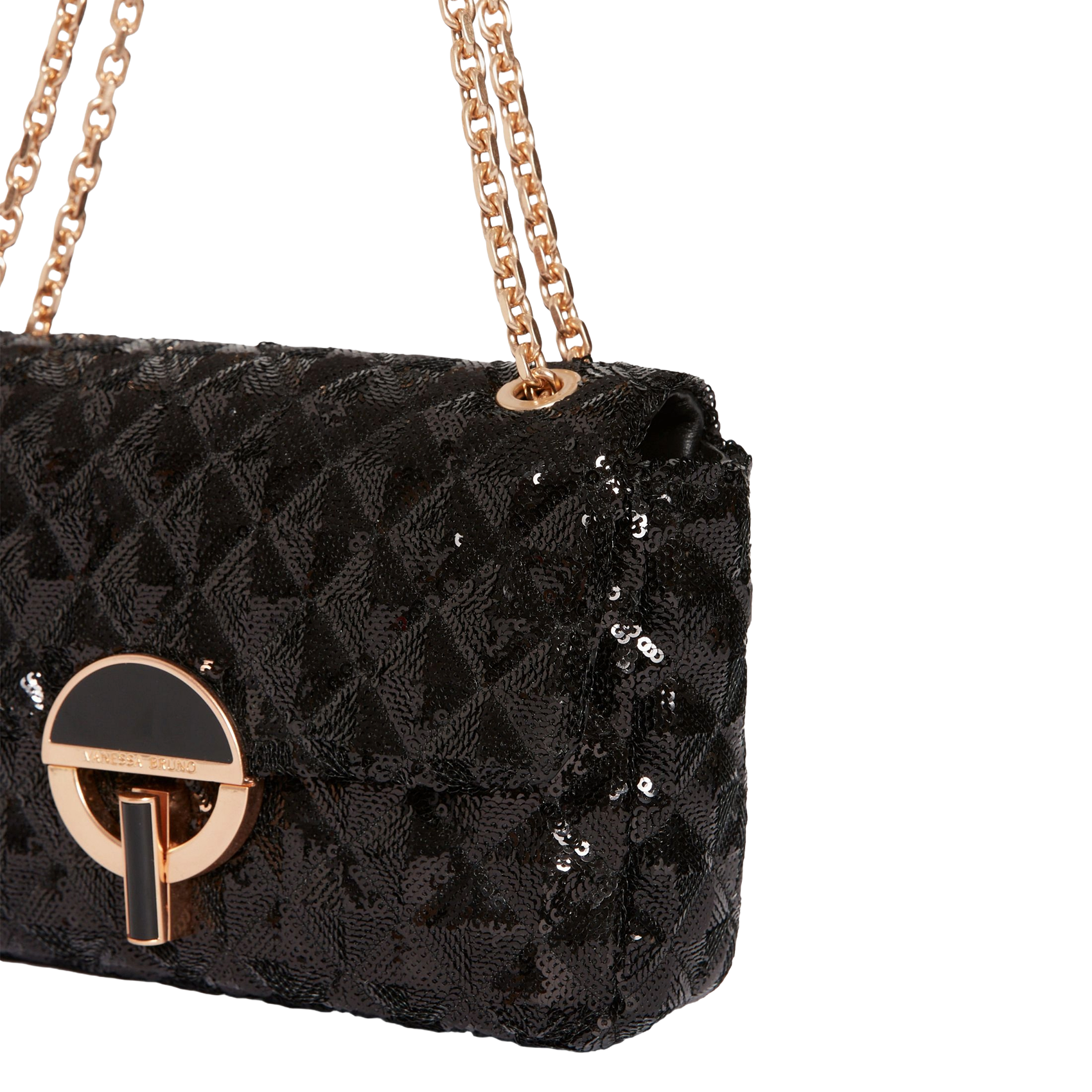 Dori leather shoulder bag VANESSA BRUNO Black