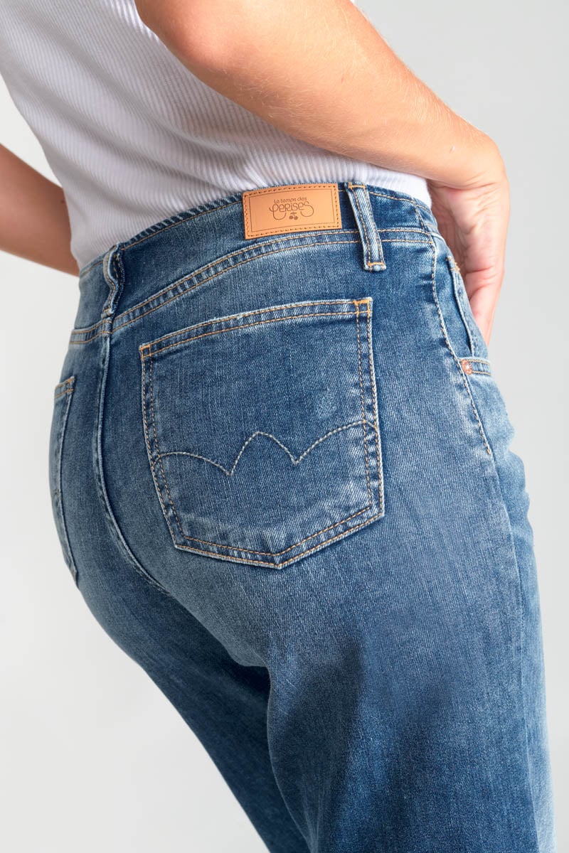 Flare jeans, length 34 LE TEMPS DES CERISES Blue