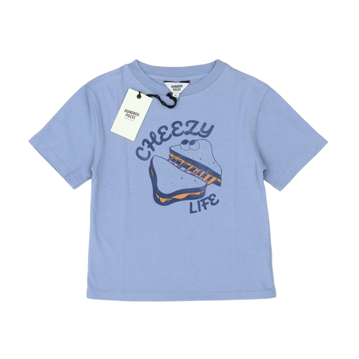 Blue Kids T-shirt - 6 years HUNDRED PIECES- Seconde main Blue
