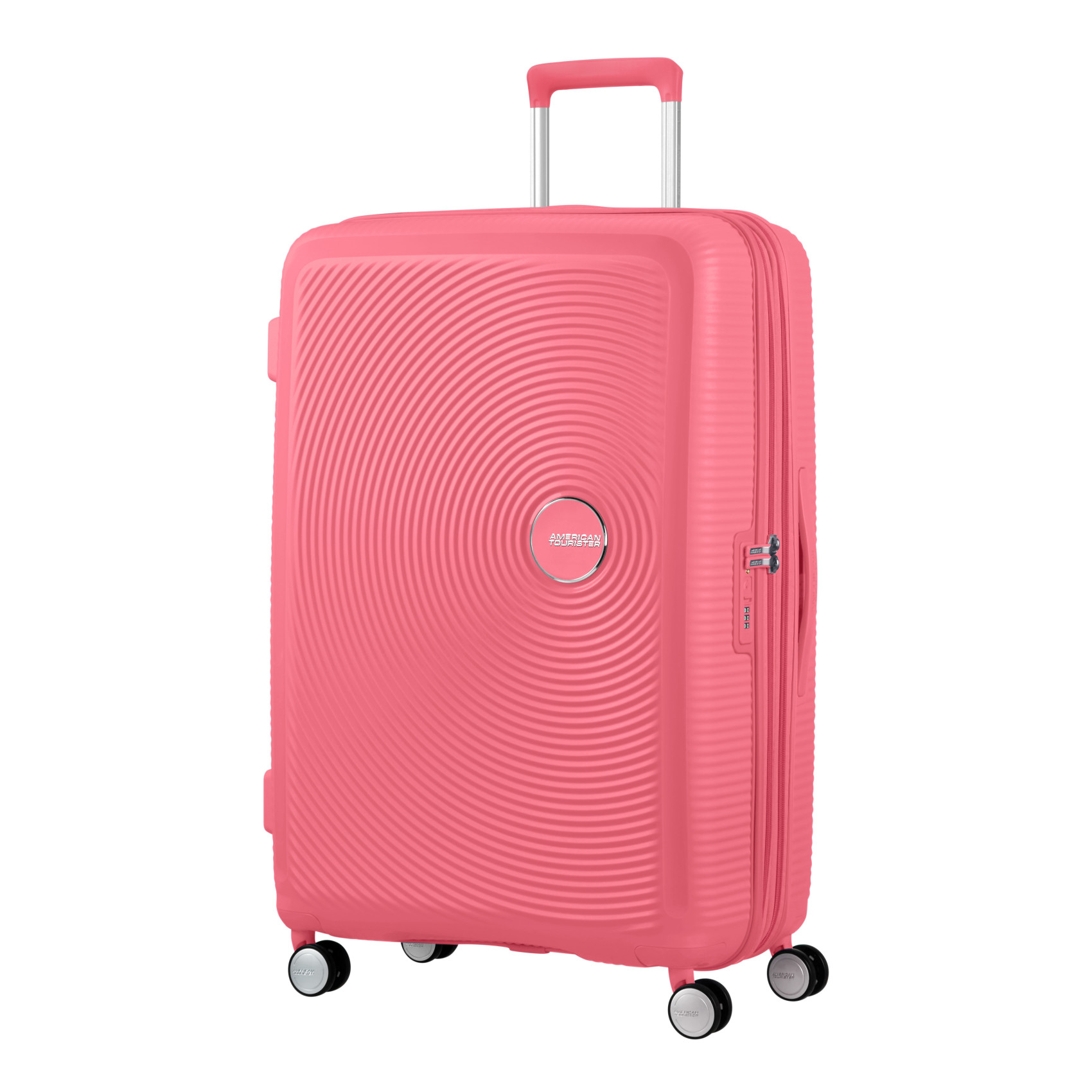 Soundbox suitcase 4 wheels size L AMERICAN TOURISTER Pink