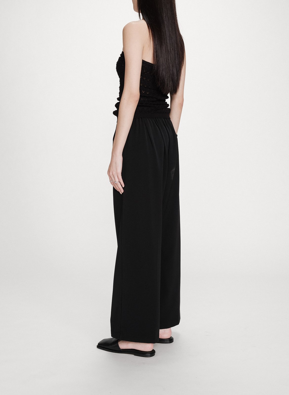 Carrot trousers Black