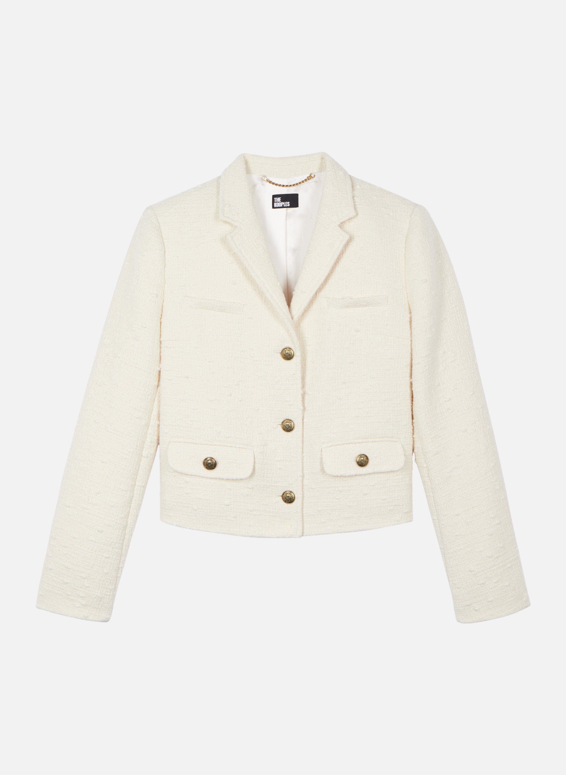 Tweed blazer THE KOOPLES Beige
