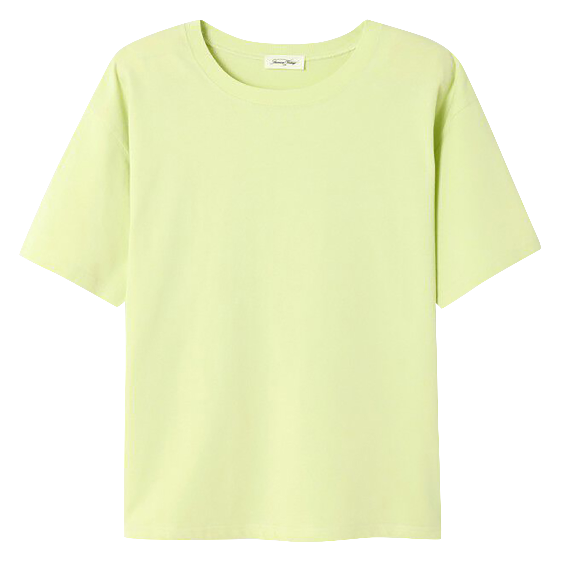 Loose-fit round-neck cotton T-shirt AMERICAN VINTAGE Yellow