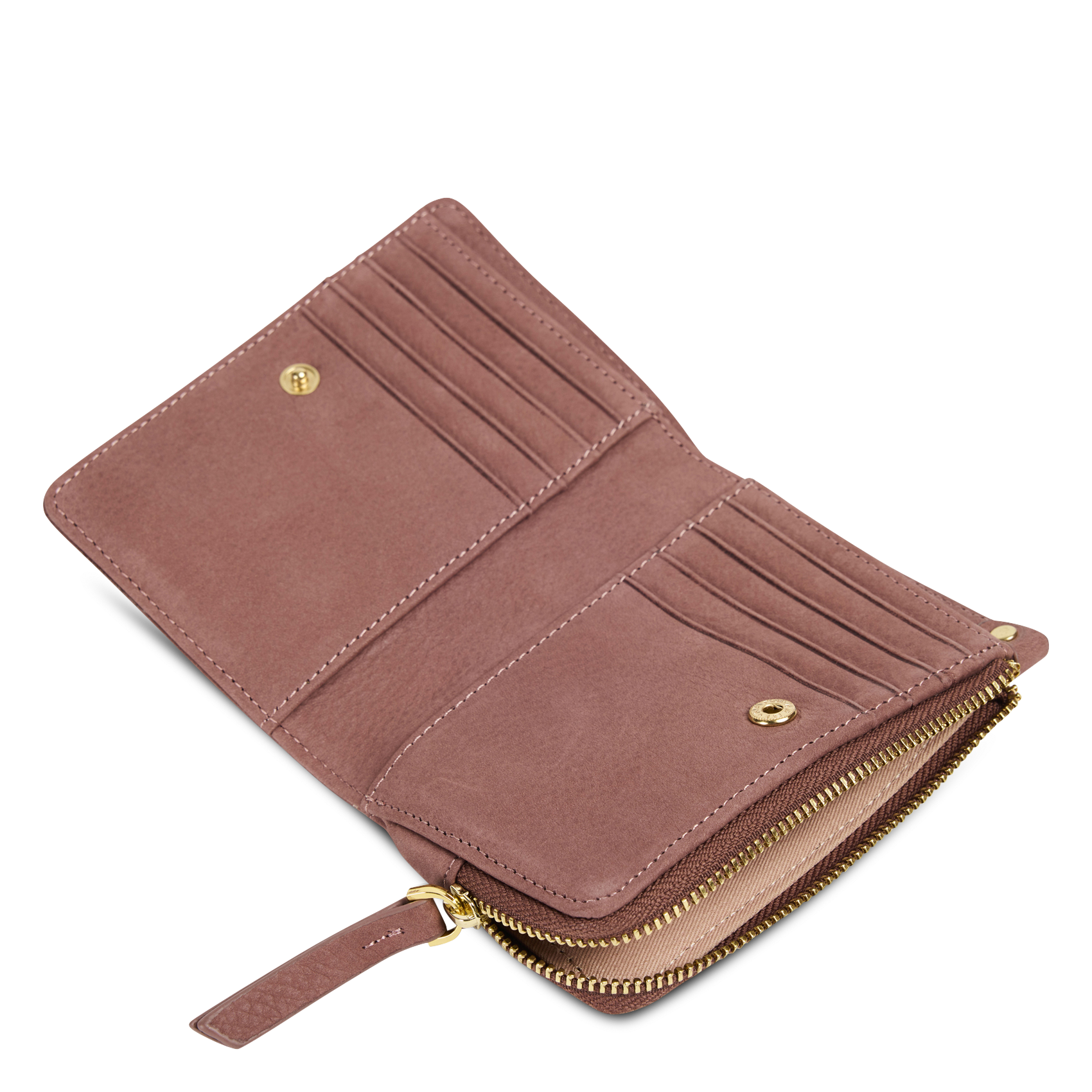 Kleine, leren portemonnee NAT & NIN Roze