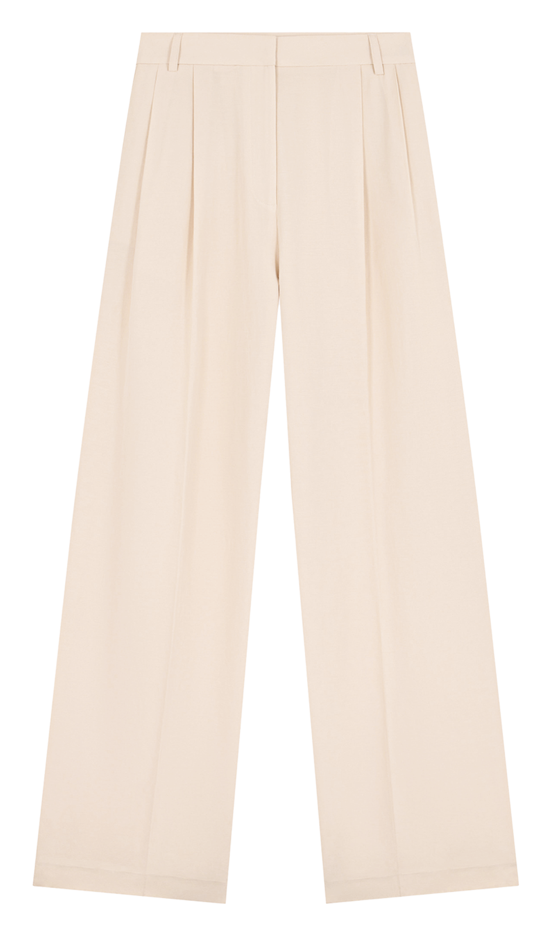 Pantalon à pinces large taille haute IRO Beige