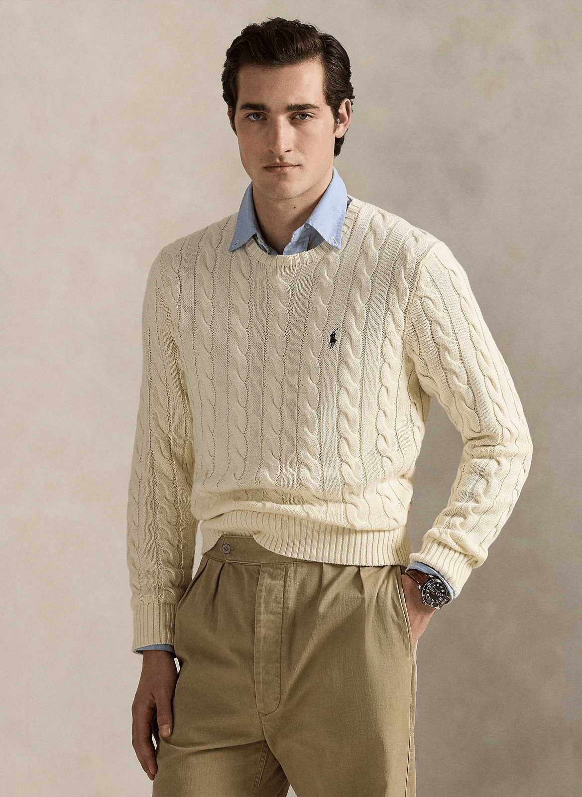 Baumwollpullover POLO RALPH LAUREN Beige