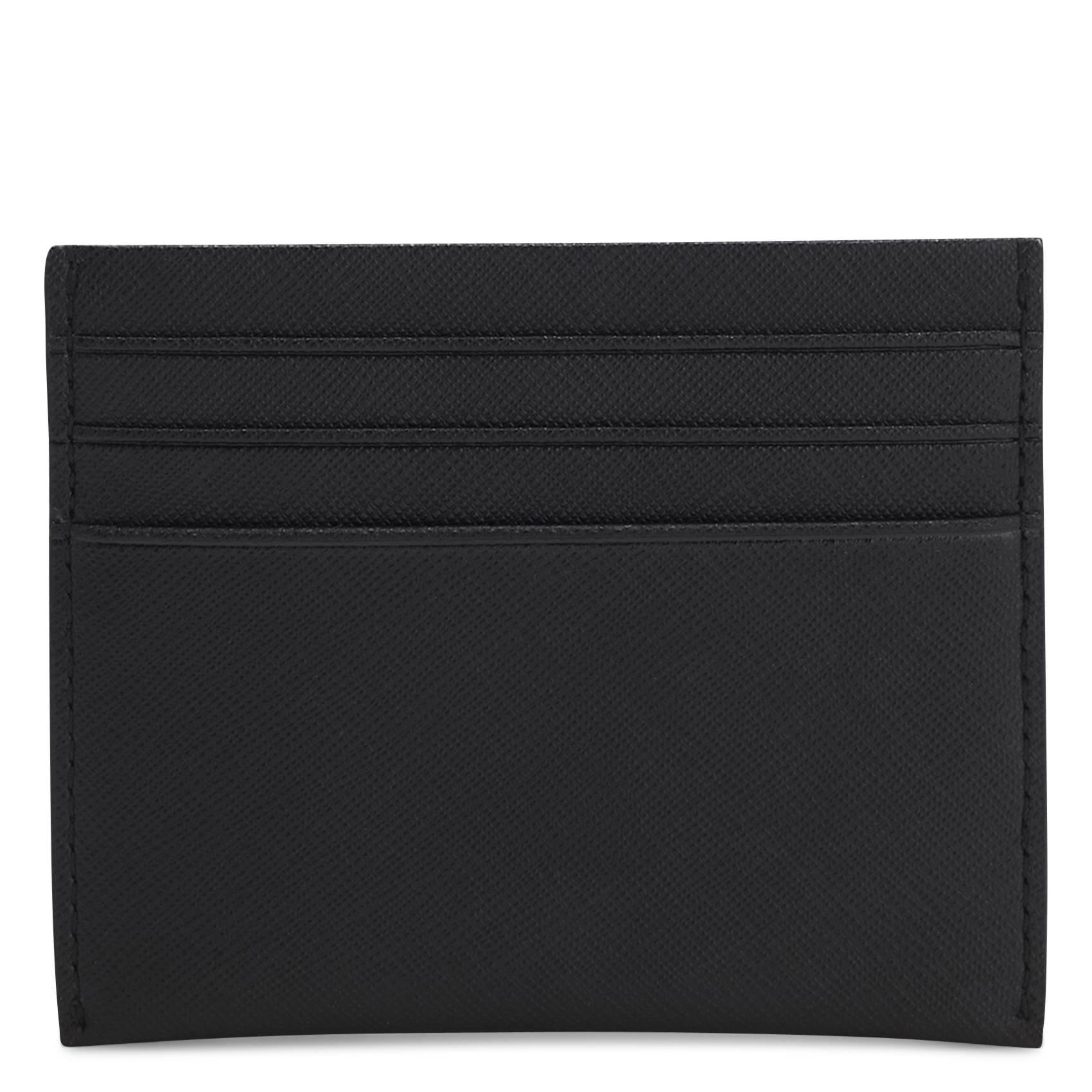 Porte-cartes en cuir BOSS Noir