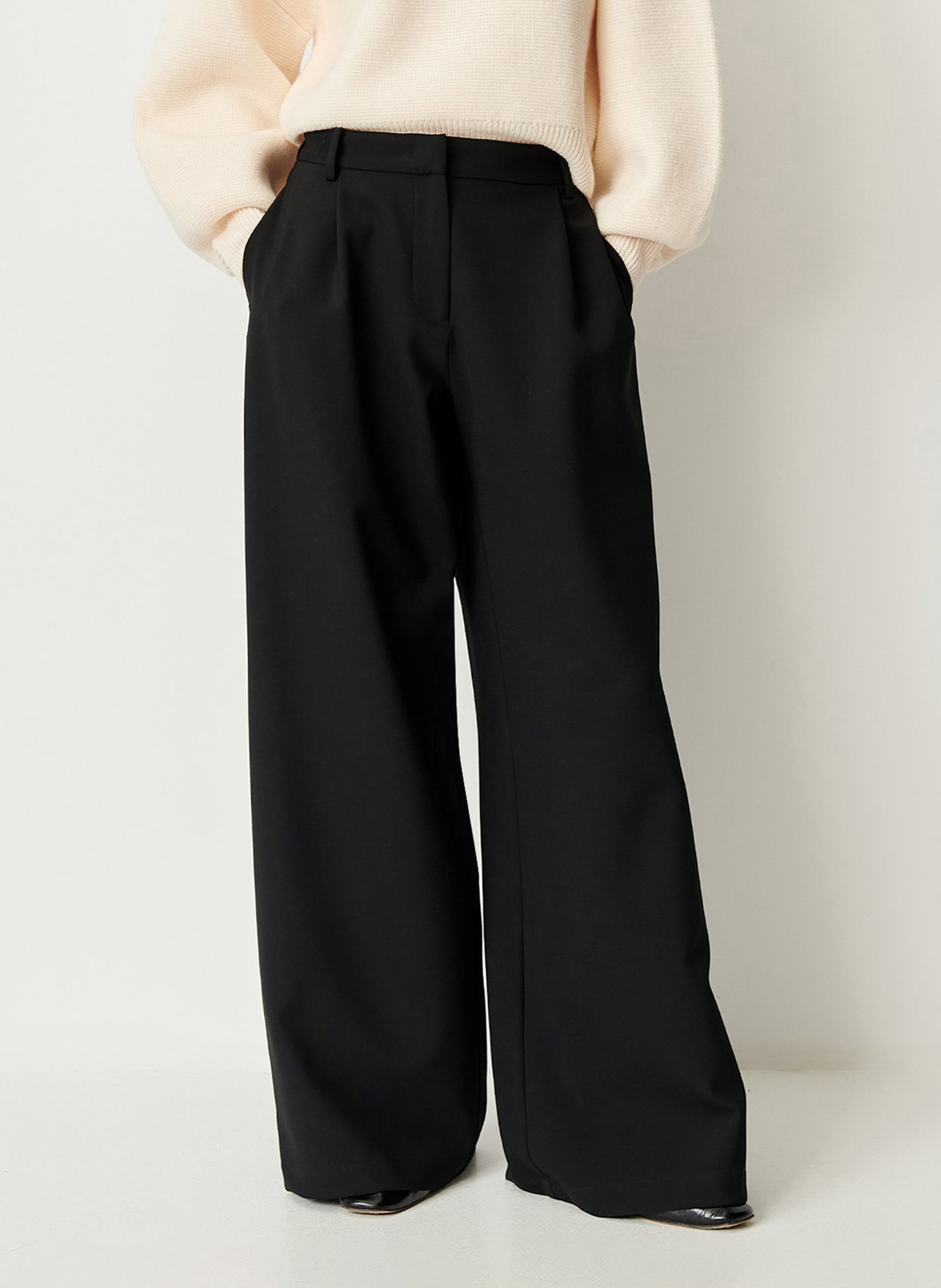 Pantalon fluide large satiné SESSUN