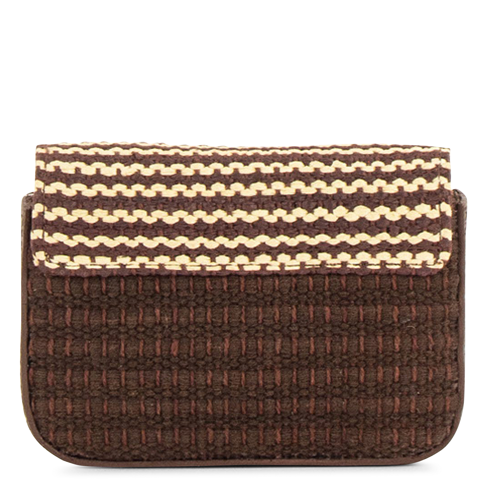 - 100% leather, - 6 cardholder slots, - 1 central compartment, - Size: L10 x H7 cm. SESSUN Blue