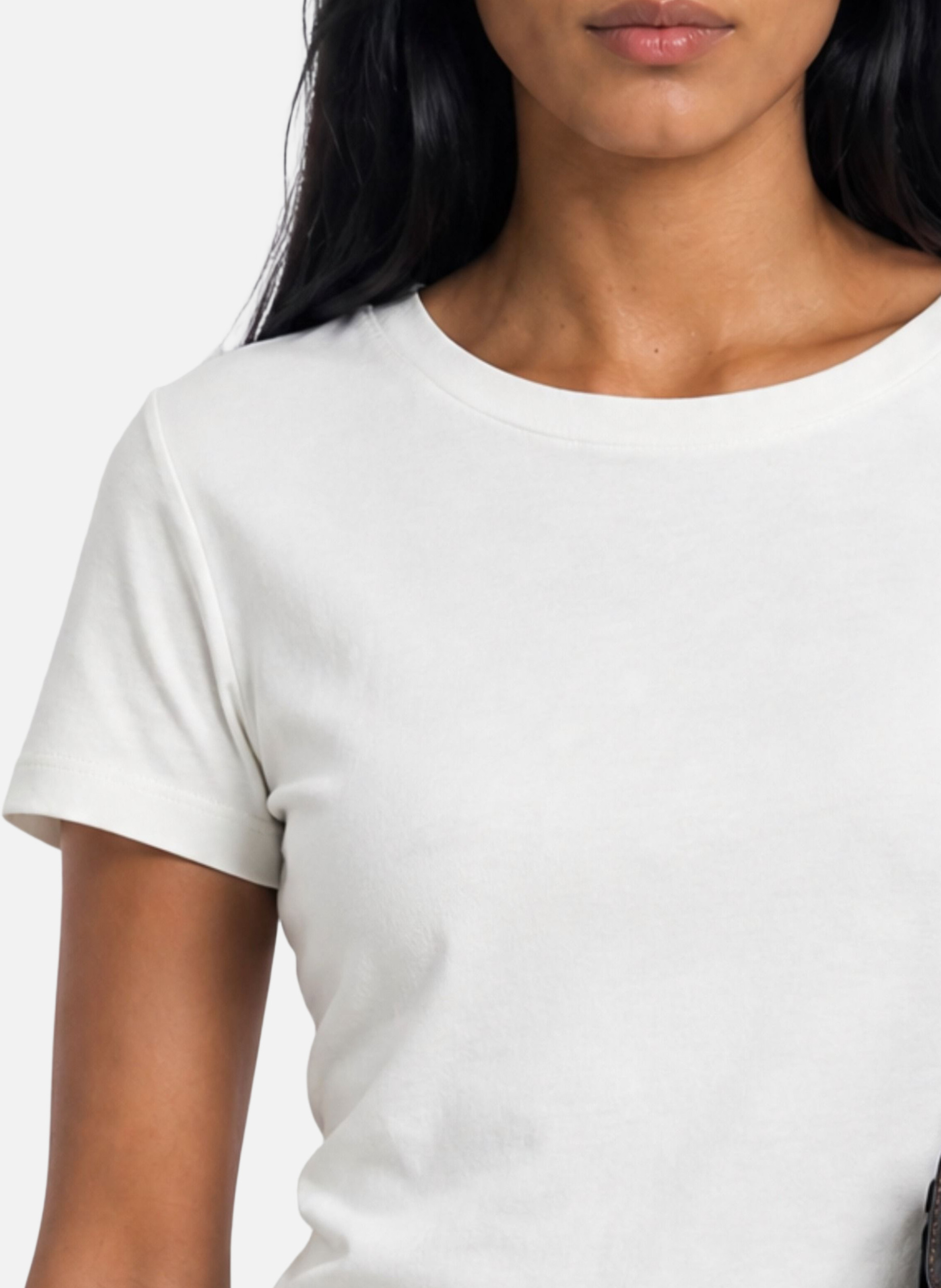 Fitted round neck cotton T-shirt THE KOOPLES White