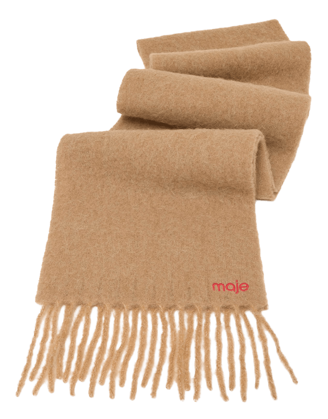 Wollen sjaal MAJE Beige
