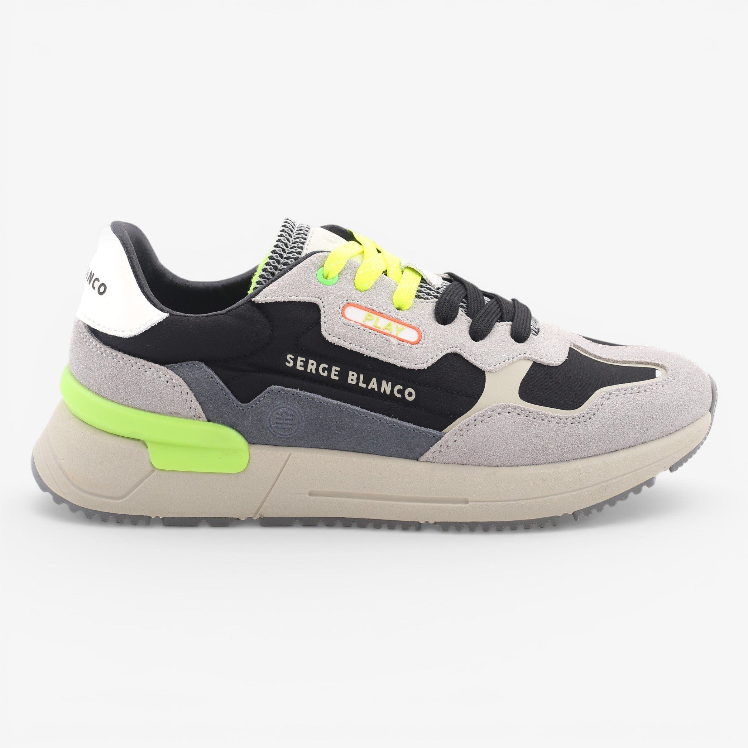 Black Geneva sneakers SERGE BLANCO Black