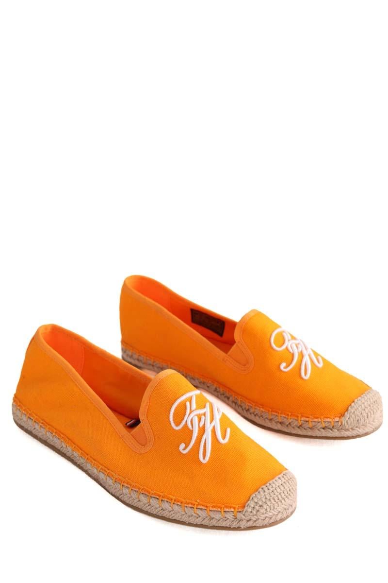 Espadrilles TOMMY HILFIGER - SECONDE MAIN Orange