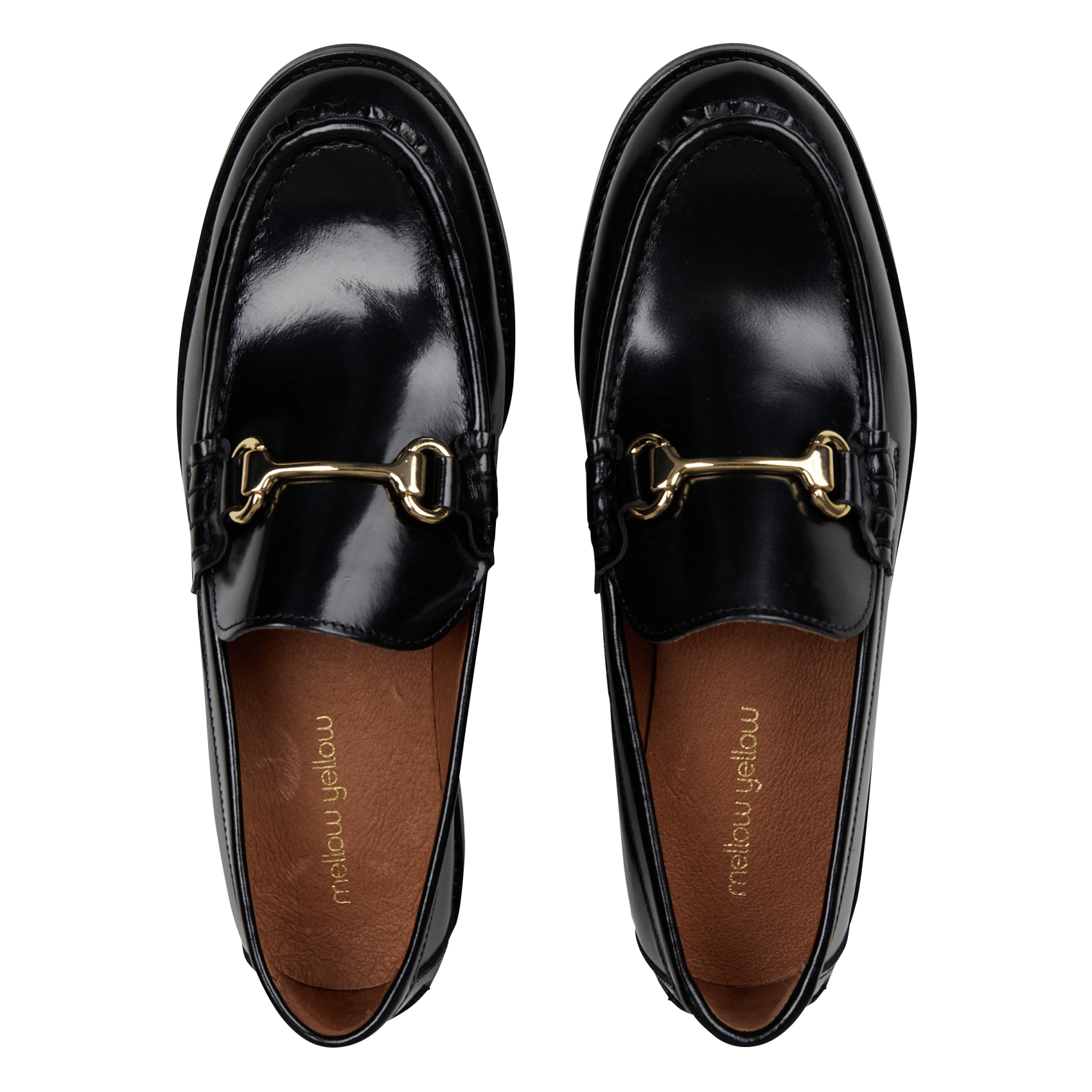 Ledermokassins MELLOW YELLOW Schwarz
