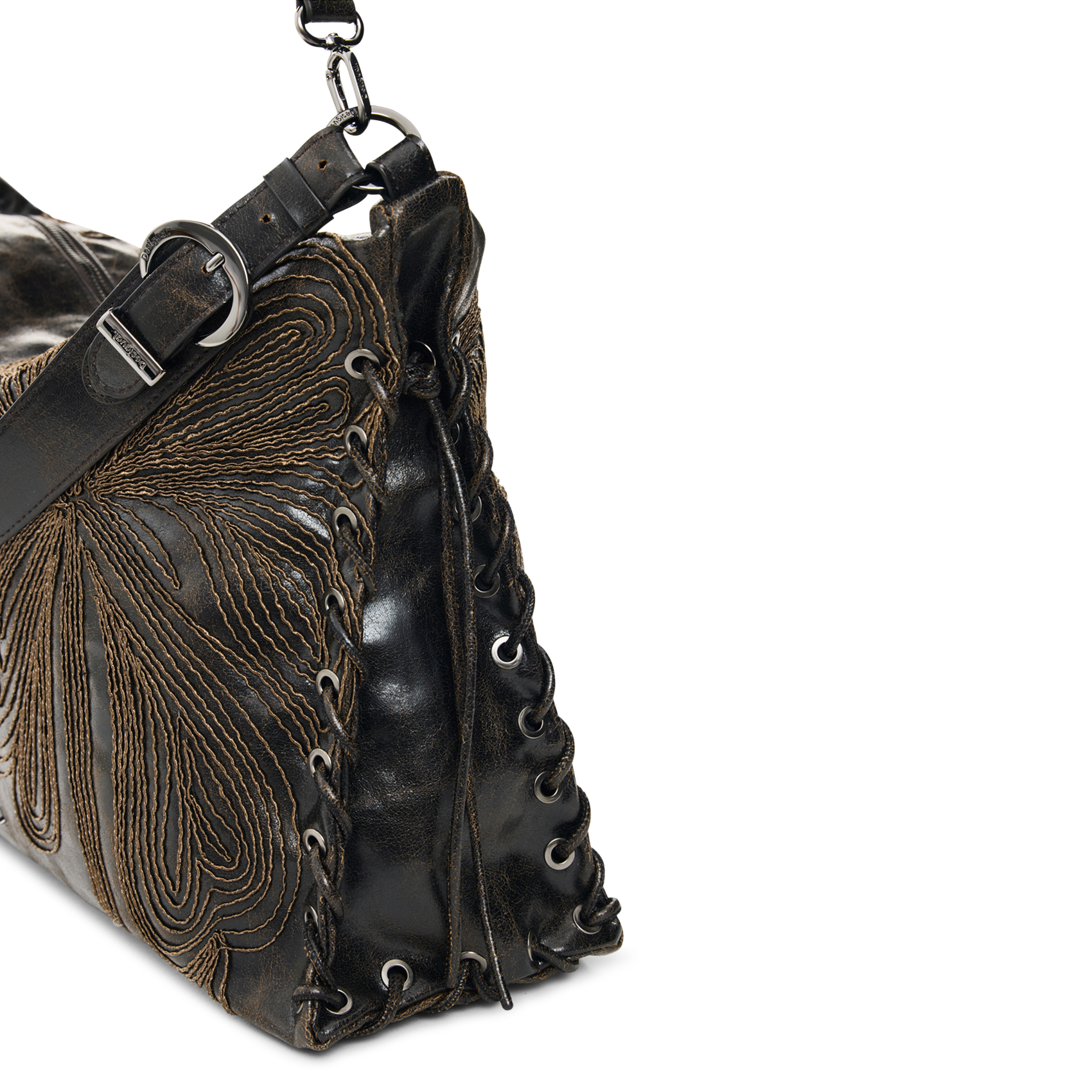 Sac porté épaule brodé DESIGUAL Bruin