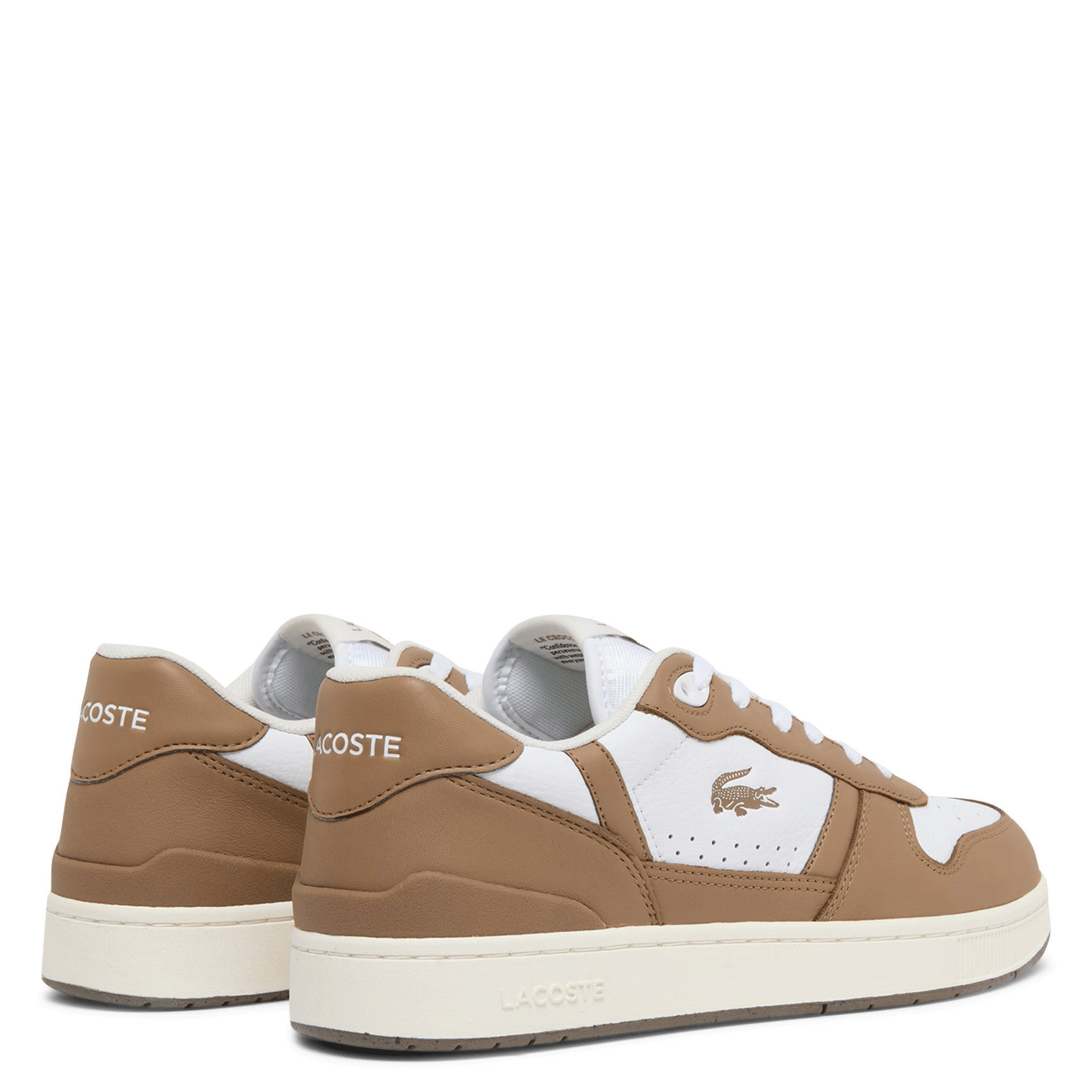 Baskets basses en cuir LACOSTE Blanc