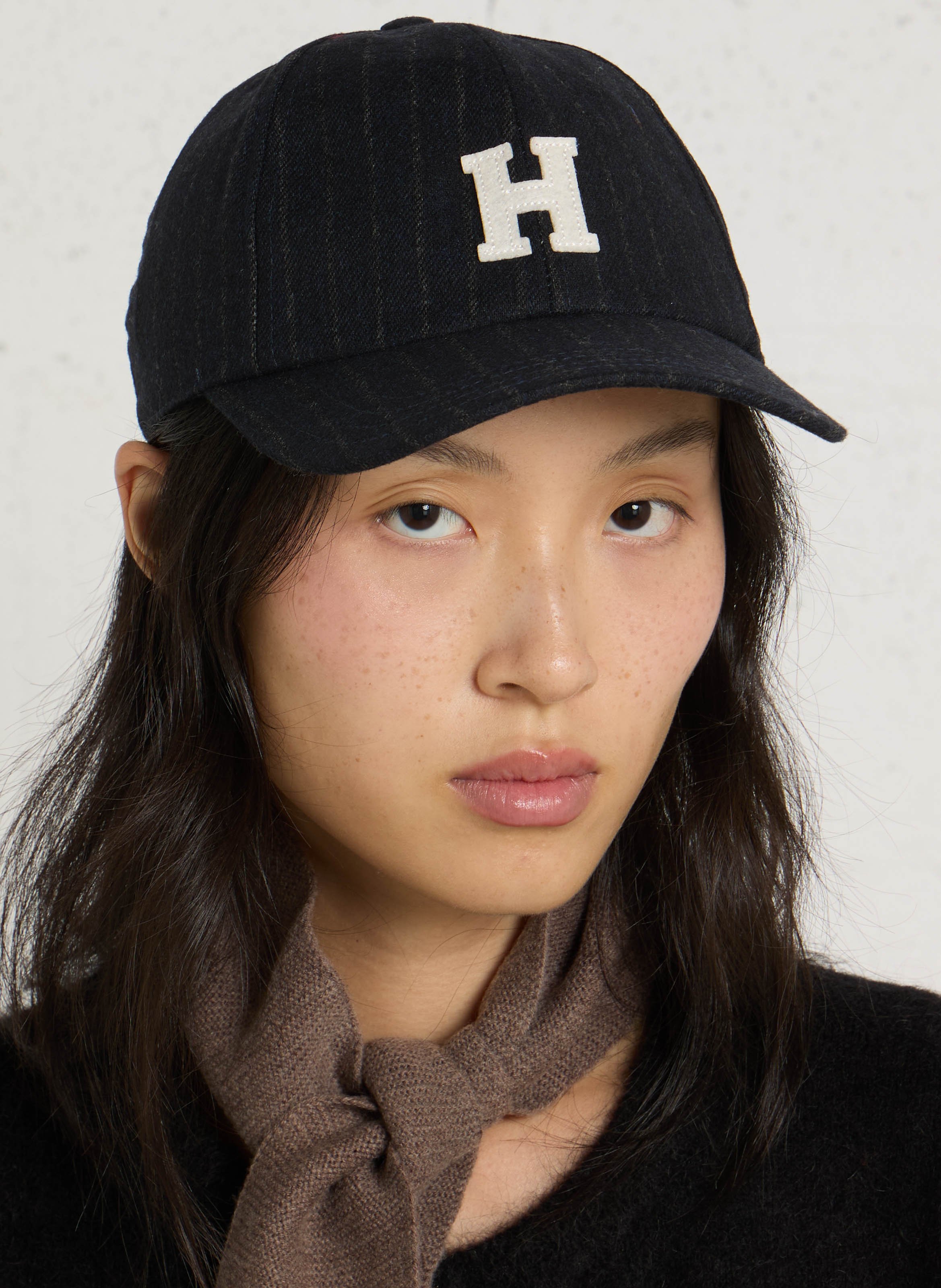 Casquette rayée et brodée HARTFORD Bleu