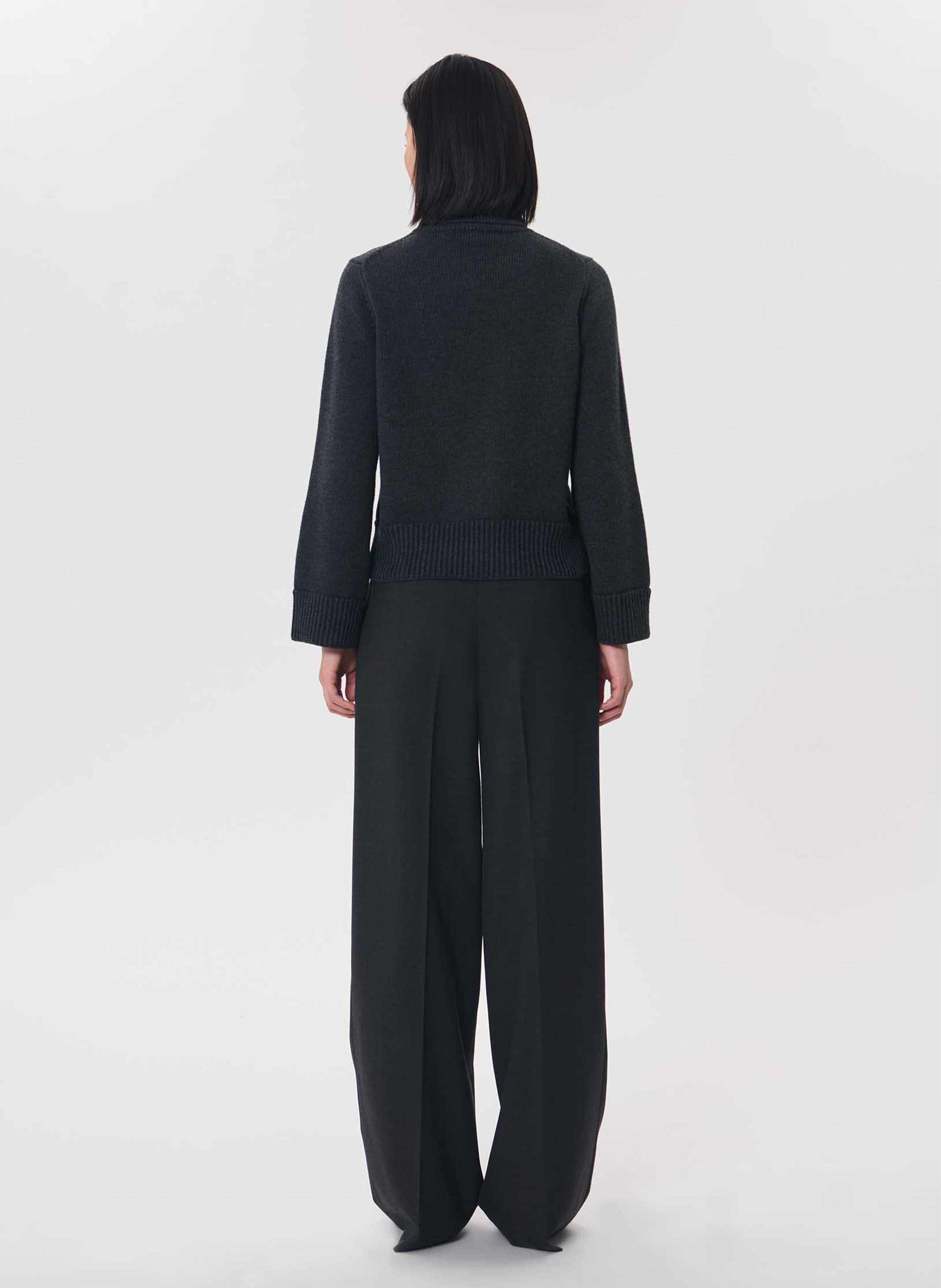 Oversized coltrui | Grijs TARA JARMON Dames
