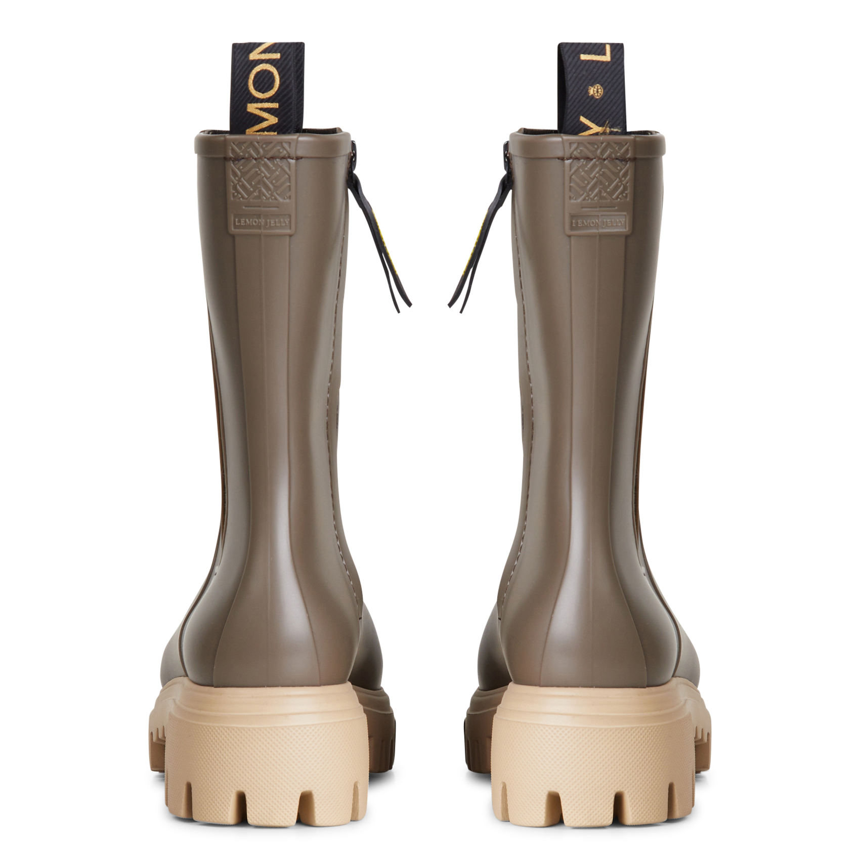 Bottines à bout rond LEMON JELLY Kaki