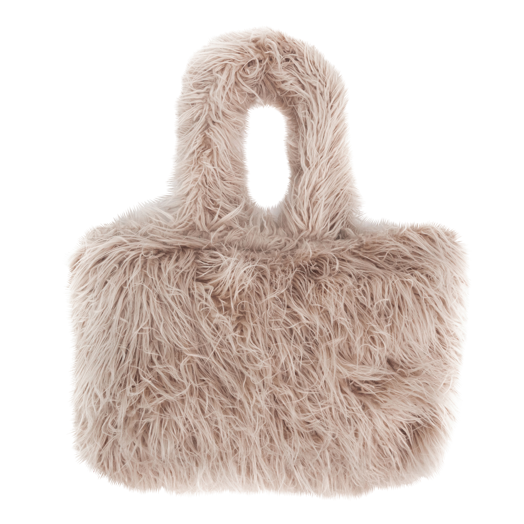 Tote bag en fourrure synthétique  BED AND PHILOSOPHY Beige