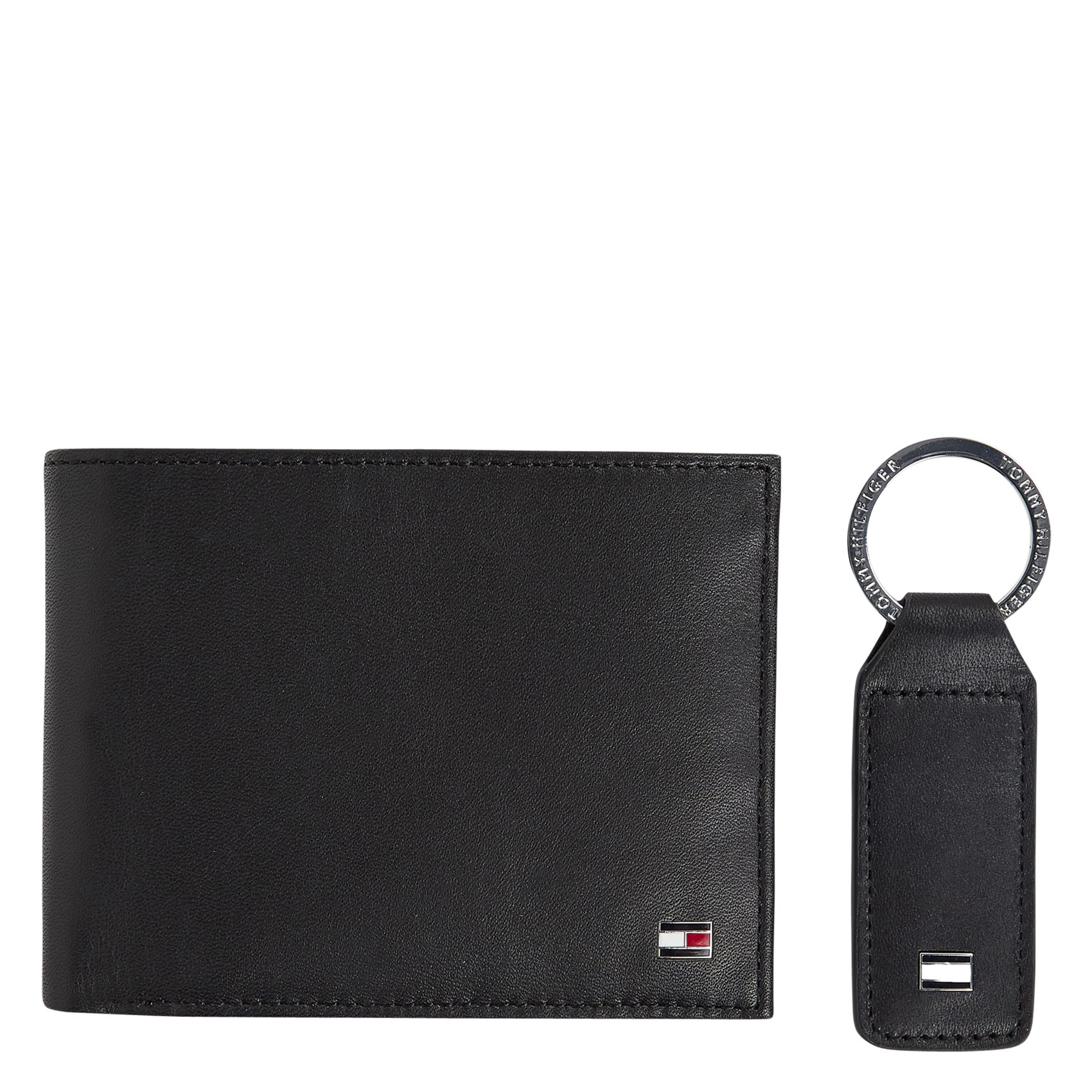 Leather wallet TOMMY HILFIGER Black