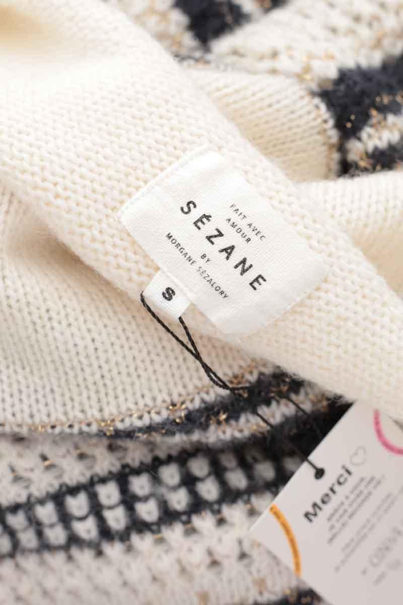 Wool Pullover SEZANE - Seconde main White