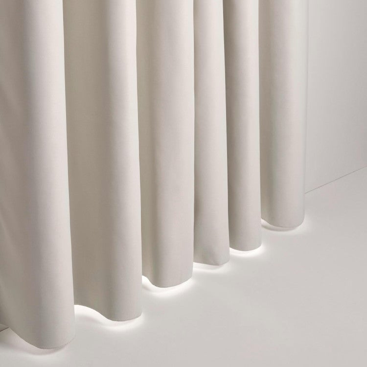 NIGHT - Blackout curtain with eyelets MADURA White