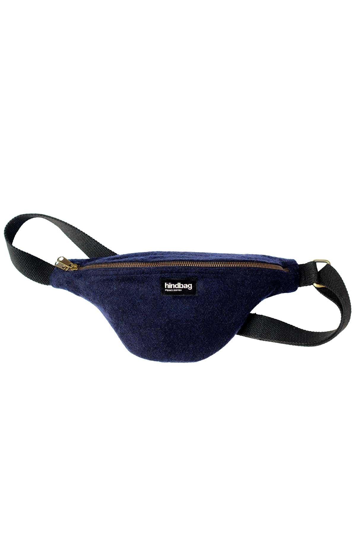 Cotton waist bag HINDBAG Blue