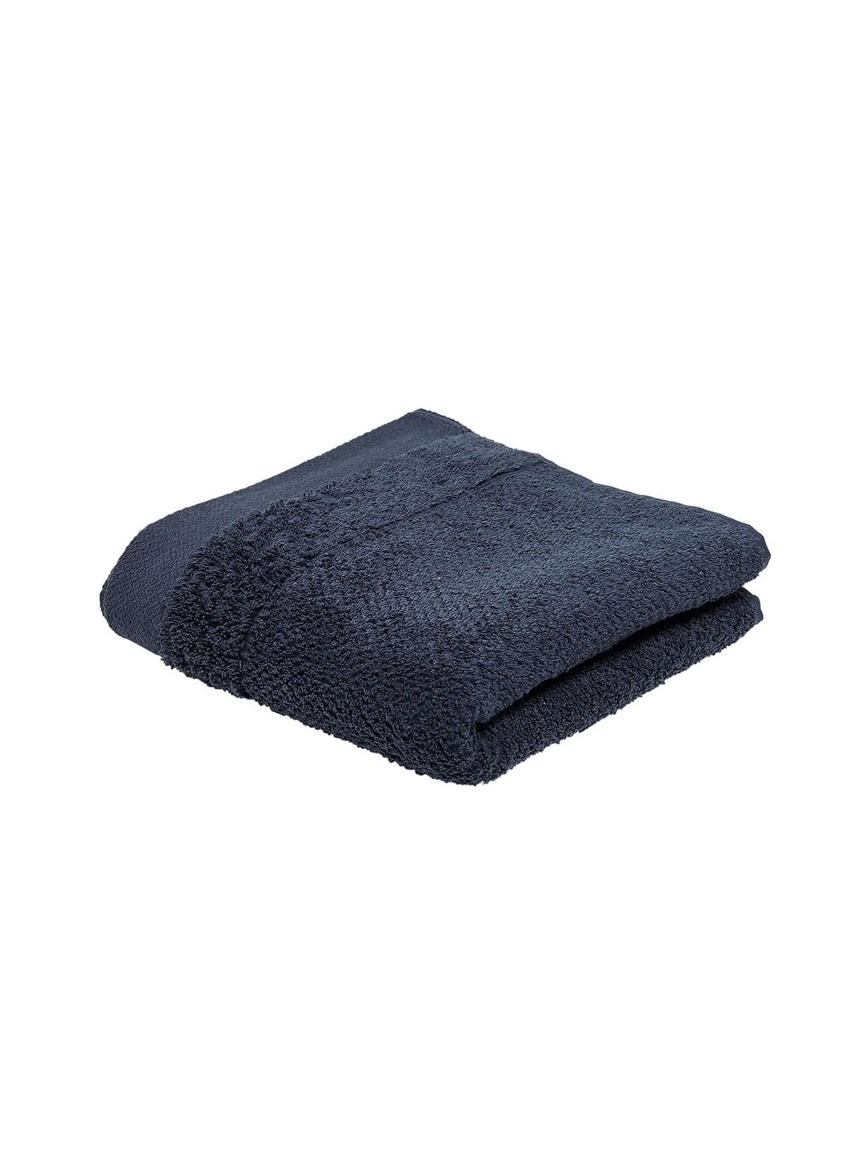 Solid color cotton bath towel TODAY LINGE DE MAISON Blue