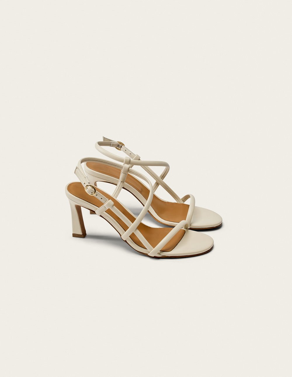 Heeled sandals ODAJE EX. M.MOUSTACHE Beige