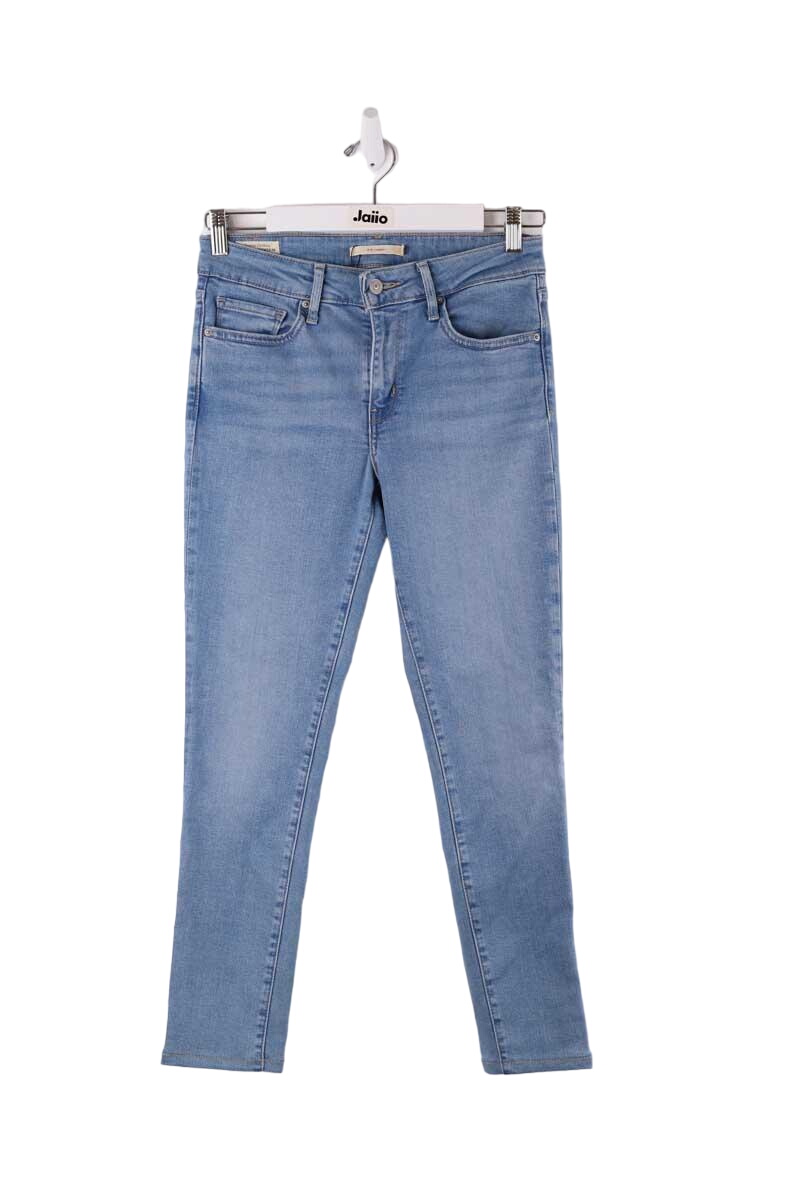 Cotton skinny jeans LEVI'S - Seconde main Blue