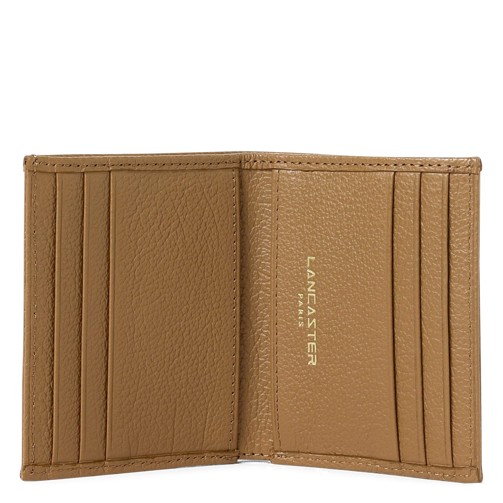 Porte-cartes en cuir LANCASTER PARIS Marron